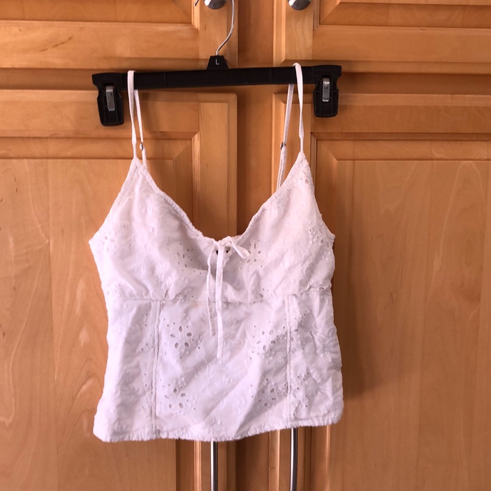 Abercrombie eyelet top!